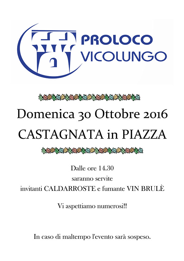 Castagnata in piazza 2016