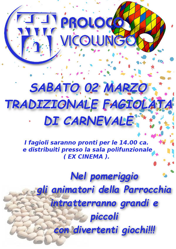 Fagiolata di Carnevale 2019